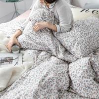 家柏饰(CORATED)四件套全棉全棉1.8m2.0米床上用品床单被套被罩简约双人床上用品