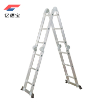 亿德宝铝合金冲压四折梯多功能梯子折叠梯6米y60lsz(个)