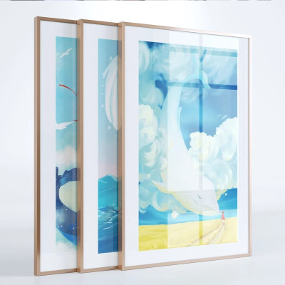 芊陌帆/铝合金海报框/亚克力相框/宣传广告框/QMFXK-01/个