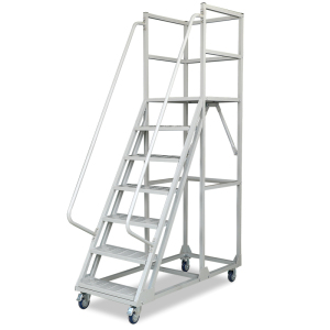 易企采 160CM登高梯 仓库可拆卸理货货架梯子可移动平台登高梯