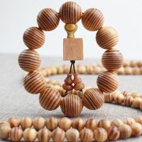 厂家直销国产松柏帝王木手链全透蚕丝纹血龙木佛珠念珠手串高油性