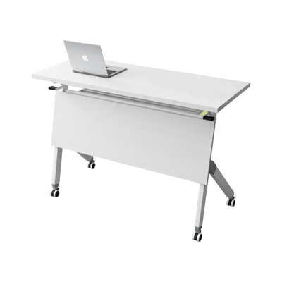 臻远 折叠会议桌办公室侧翻拼接长条桌培训台ZY-PXT-051400*500*750