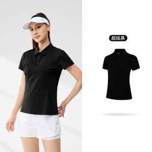361°翻领T恤夏季新款冰感透气POLO衫女女士户外防晒运动短袖