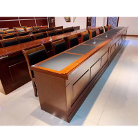 匡大会议台2.2米三人位会议发言台演讲台T12-2200