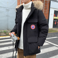 JEEP SPIRIT吉普男士羽绒服户外工装情侣外套潮款男女冬雪咒加厚人造毛保暖冬装外套