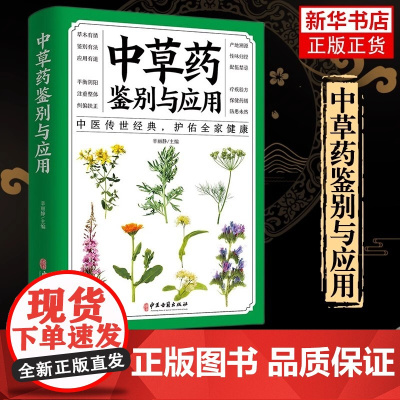 中草药鉴别与应用 中医养生书籍 中草药全图鉴医学书籍本草纲目千金方黄帝内经偏方秘方土单方中医自学书籍 凤凰店