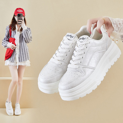 20266春季小白鞋新款韩版ins女学生厚底增高运动板鞋休闲