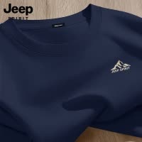 吉普JEEP SPIRIT山系户外T恤男2025新款男士纯棉父亲爸爸短袖夏R