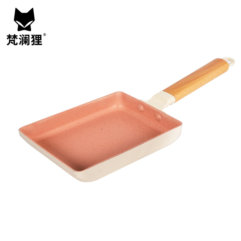 梵澜狸麦饭石平底不粘锅W87 个