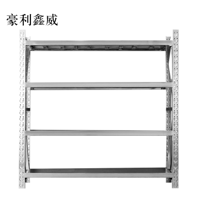 豪利鑫威加厚201不锈钢重型货架商用仓库多层置物架多功能储物架1200*500*2000mm