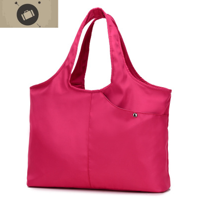 防水尼龙单肩帆布包女大包包2019新款简约大容量牛津布时尚手提包艾狄伊娃单肩包