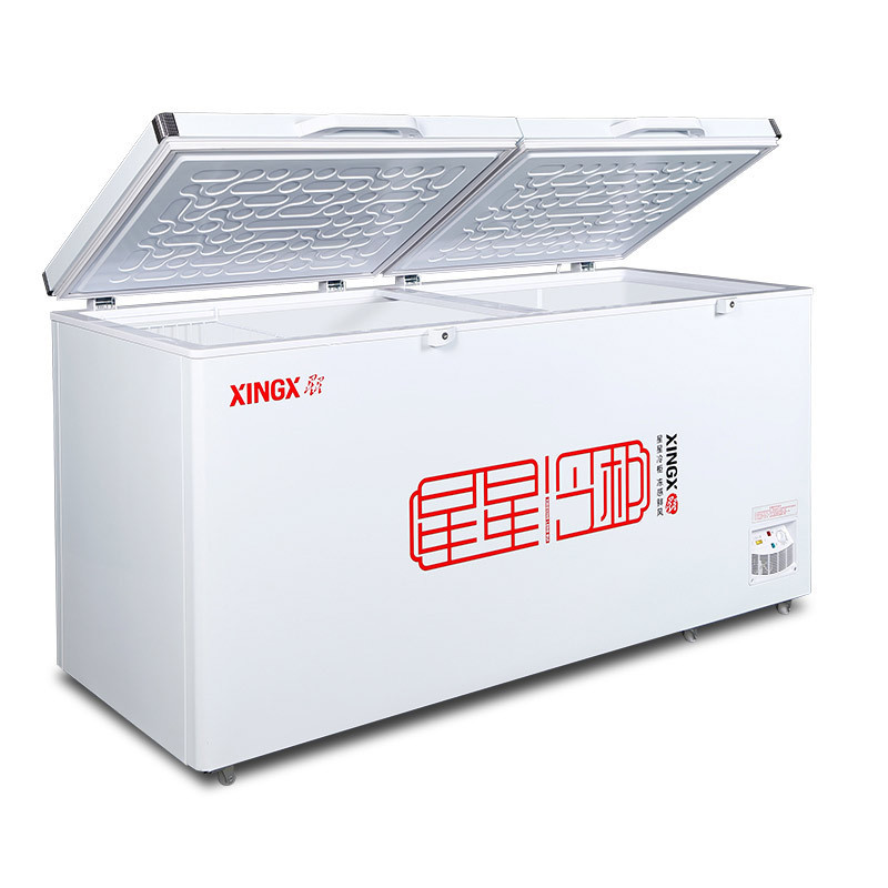 星星(xingx) 518升 冰柜冷柜 商用卧式大容量 冷藏冷冻转换单温冰柜