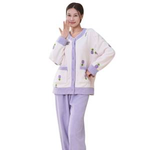 小护士 女士暖绒家居服套装 JJT264