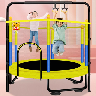  蹦蹦床家用儿童室内跳跳床小孩玩具闪电客宝宝健身带护网家庭小型弹跳床