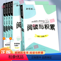 阅读与积累 三年级下 [正版]2024版新领程阅读与积累三年级四年级五年级六年级下册人教版小学语文阅读理解专项训练阅读提