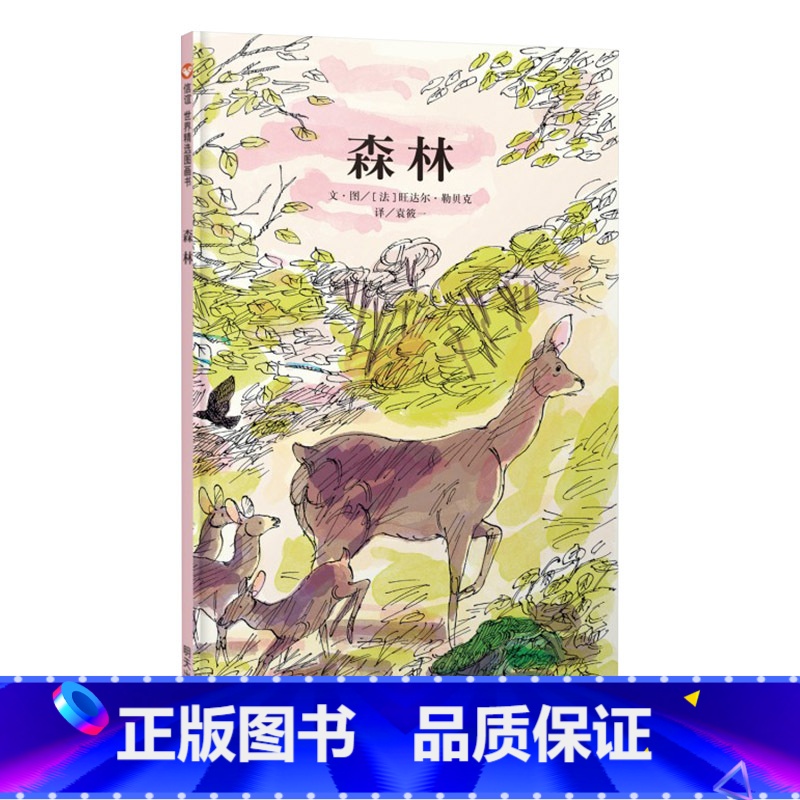 单本全册 [正版]森林硬壳精装绘本世界精选图画书系列信谊让孩子亲近自然欣赏自然尊重自然的图画书童书3岁4岁5岁6岁幼儿园