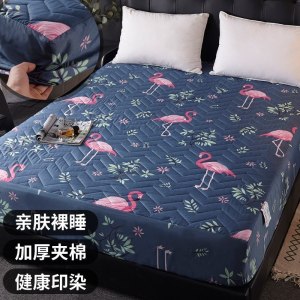 美帮汇夹棉床笠款床单床垫罩保护套单件防尘罩1.2防滑固定1.5米1.8m床罩