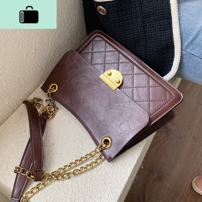 复古上新小包包女2019春夏新款流行洋气斜挎包百搭链条女士单肩包NEW LAKE