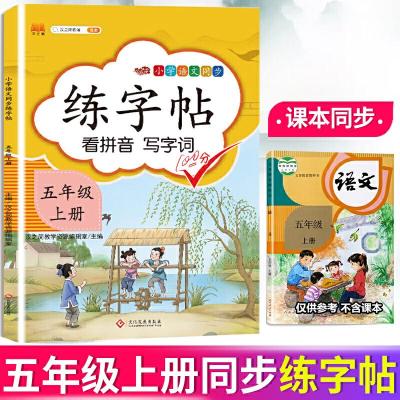 正版新书]2020新版小学五年级上册同步练字帖人教版部编语文同步