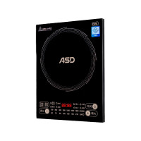 爱仕达ASD智能预约定时电磁炉AI-F2131C 黑色微晶面板2风机过热保护轻奢设计