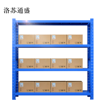 洛苏通盛承重200kg货架置物架钢制货架蓝色主架长200宽50高200CM常规款