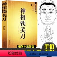 [正版]图解神相铁关刀 男女面相手相 面相学分析书籍十三部位 流年运气五星六曜穷通吉凶 结穴相法 官纹 人生大事 逐年