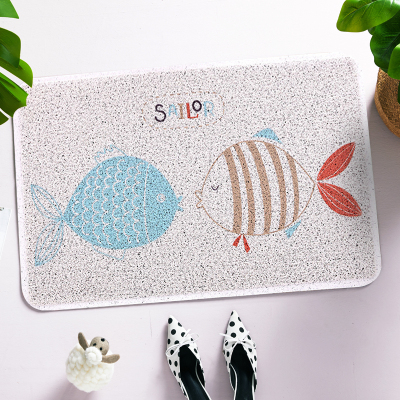 ins北欧地毯口地垫网红脚垫垫进蹭脚垫防滑塑料丝圈家用