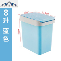 家用按压式有盖分类垃圾桶卫生间纸篓带盖厕所拉圾筒厨房北欧客厅 三维工匠