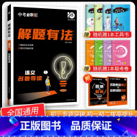 [中考解题有法]语文名著导读 九年级/初中三年级 [正版]中考必刷题2024语文数学英语物理化学政治历史地理生物初三九年