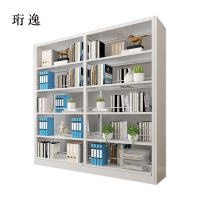 珩逸钢制置物架图书馆单双面书店阅览室货架档案架资料架双面一列二