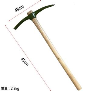 家柏饰(CORATED)全钢户外洋镐小军镐锰钢镐头消防工兵镐农用挖土刨树根十字镐