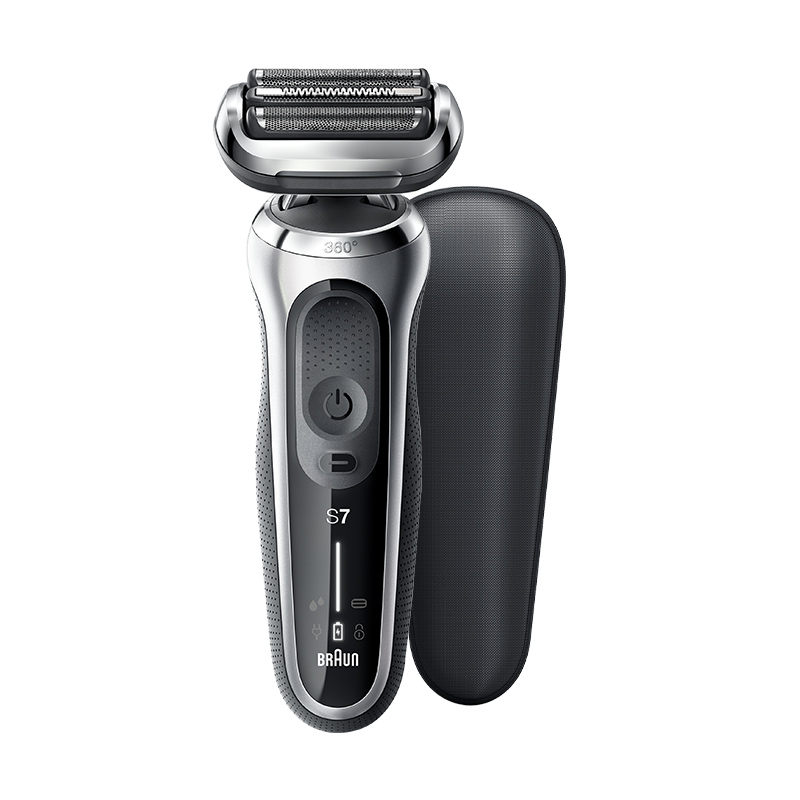 博朗BRAUN电动剃须刀70-S1000全身水洗长效续航银色往复式刮胡刀送爸爸送男友礼物