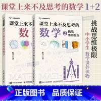 [正版]全2册课堂上来不及思考的数学 挑战思维极限 有趣的数学思维训练开发智力数学逻辑思维能力提升孩子专注力数学课外读