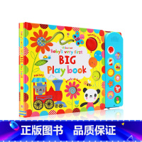 [正版]进口英文原版 绘本 Baby's Very First Big Play Book 幼儿纸板触摸发声翻翻书 洞