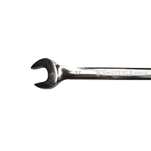 钢盾(SHEFFIELD) S018114 公制精抛光双开口扳手14×17mm[家用]