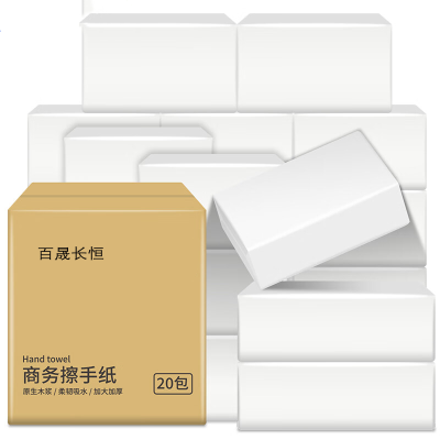 百晟长恒BSCH-55 擦手纸 单包200抽 20包/1箱(计价单位:箱)白色