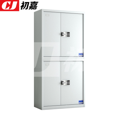 初嘉(CJ) CJ4102415 保密柜文件柜钢制密码柜办公铁皮资料柜档案柜 常规分双节智能密码锁
