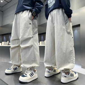 男童春秋款裤子2026新款男孩春装休闲儿童运动束脚裤中大童休闲裤