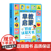 宝宝早教启蒙双语认知大书 0到3岁婴幼儿绘本儿童第一本撕不烂触摸洞洞书籍2-4岁图画书科普全书中英纸板青葫芦学说话有发声