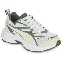 彪马(Puma)米白色网布拼接休闲运动跑步鞋女时尚百搭舒适潮流慢跑