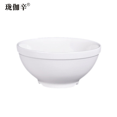 珑伽辛 白色陶瓷碗面碗 7英寸/个