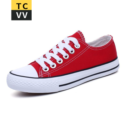 小白鞋春秋新款ins鞋子女学生韩版高帮帆布鞋秋季百搭布鞋板鞋TCVV