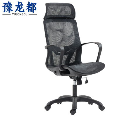 豫龙都 人体工学办公椅 头枕 把