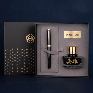 英雄(HERO)钢笔成人商务送礼 签字笔日用书写练字笔 可定制刻字H652