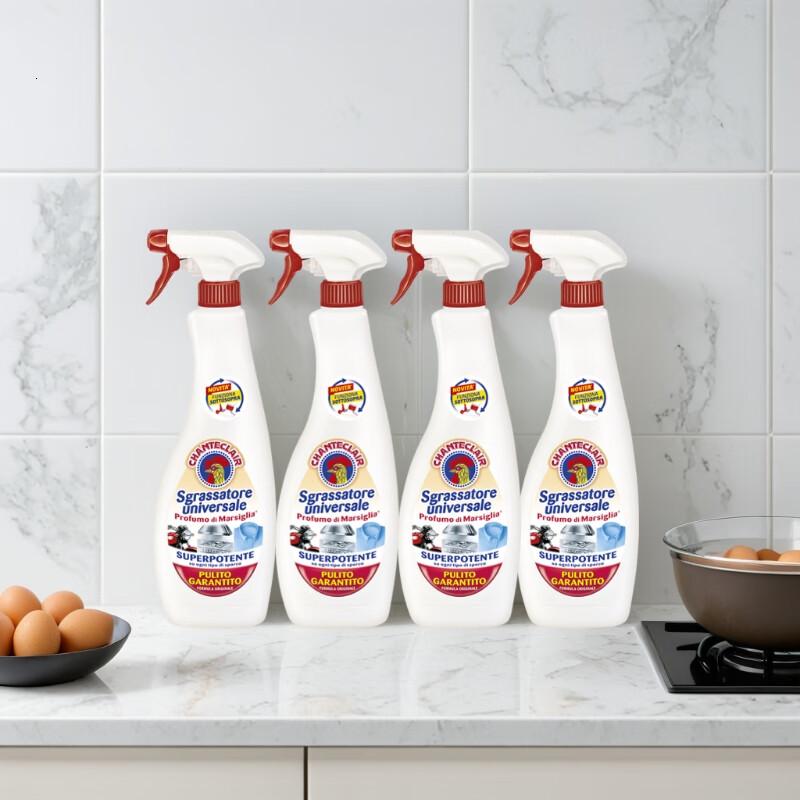 CHANTECLAIR大公鸡管家 多功能油污净(马赛皂香) 600ml*4瓶