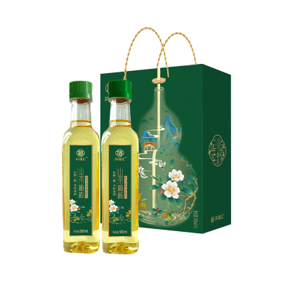 纳福汇 山茶橄榄油礼盒 500ml*2健康美味