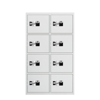 锦北 多门保密柜多门文件收纳柜落地款储物矮柜 指纹锁 八门