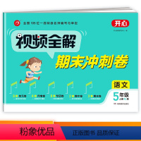 语文 五年级上 [正版]试卷视频全解期末冲刺卷五年级上册语文人教版RJ小学5年级上册同步试卷测试卷单元卷月考专项卷期中期