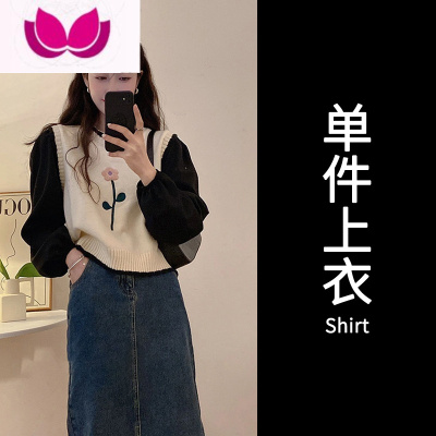 七斓早春2023女新款茶歇穿搭盐系轻熟温柔系奶乖桔梗法式连衣裙子套装