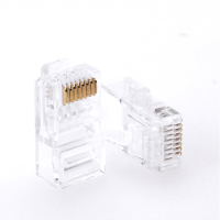 百晟长恒 BSCH-A58 50.00 个/包 六类金属屏蔽镀金8芯 网络水晶头(计价单位:包)透明